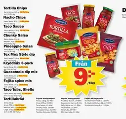 Pekås Guacamole dip mix erbjuda