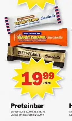 Pekås Proteinbar erbjuda