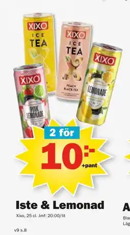 Pekås Iste & Lemonad erbjuda