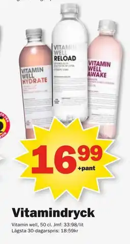Pekås Vitamindryck erbjuda