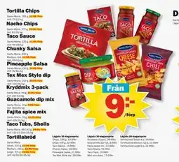 Pekås Taco Tubs, Shells erbjuda