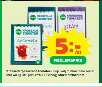 Coop Krossade/passerade tomater erbjuda