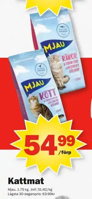 Pekås Kattmat erbjuda