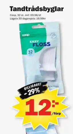 Pekås Tandtrådsbyglar erbjuda