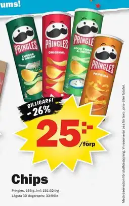 Pekås Chips erbjuda