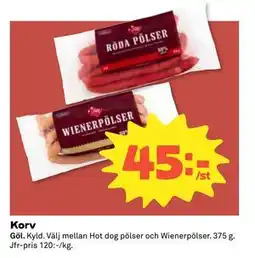 Coop Daglivs Korv erbjuda