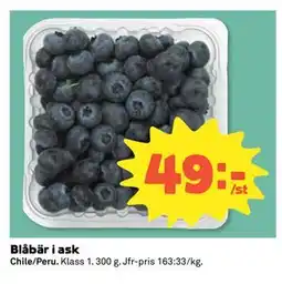 Coop Daglivs Blåbär i ask erbjuda
