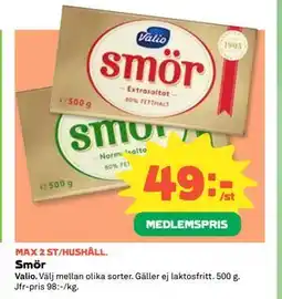 Coop Daglivs Smör, Medlemspris erbjuda