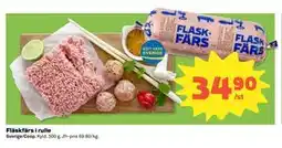 Coop Daglivs Fläskfärs i rulle erbjuda