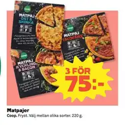 Coop Daglivs Matpajer erbjuda