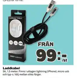 Coop Daglivs Laddkabel erbjuda