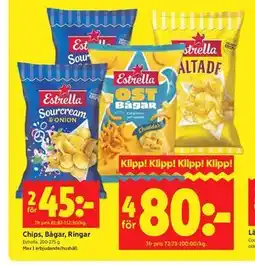 ICA Kvantum Chips, Bågar, Ringar erbjuda