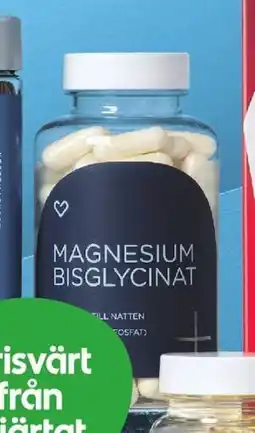 ICA Kvantum Hjärtats + Magnesiumbisglycinat erbjuda