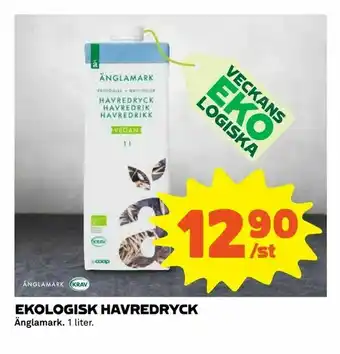 Ekologisk havredryck