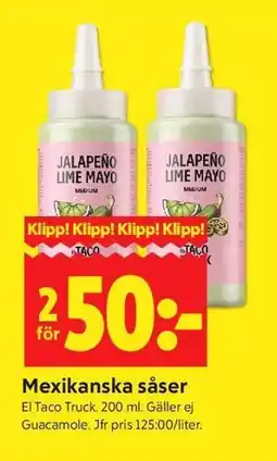 ICA Kvantum Mexikanska såser erbjuda