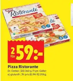 ICA Kvantum Pizza Ristorante erbjuda