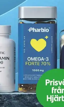 ICA Kvantum Pharbio Omega-3 Forte erbjuda