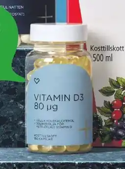 ICA Kvantum Hjärtats + Vitamin D3 erbjuda