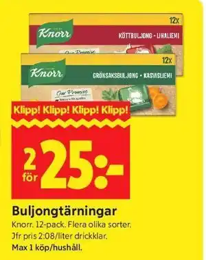 ICA Kvantum Buljongtärningar erbjuda