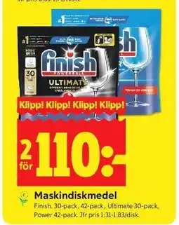 ICA Kvantum Maskindiskmedel erbjuda