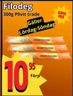 Supergrossen Filodeg erbjuda