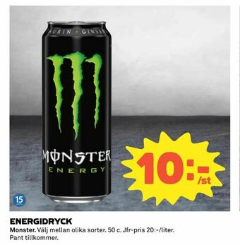 Coop Konsum Energidryck erbjuda
