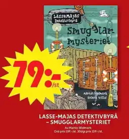 ICA Maxi Lasse-majas detektivbyrå - smugglarmysteriet erbjuda