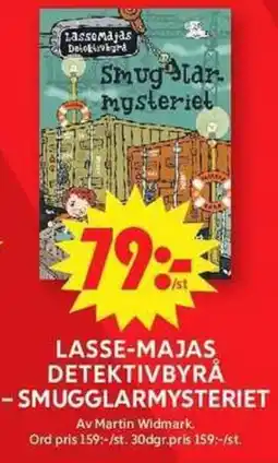 ICA Maxi Lasse-majas detektivbyrå -smugglarmysteriet erbjuda