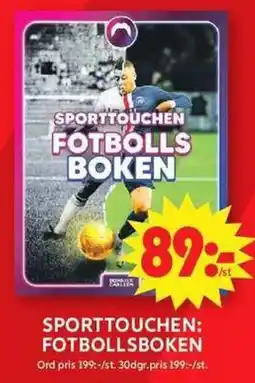 ICA Maxi Sporttouchen: fotbollsboken erbjuda