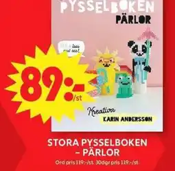 ICA Maxi Stora pysselboken - pärlor erbjuda