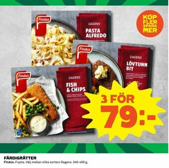 Coop Daglivs Färdigrätter erbjuda