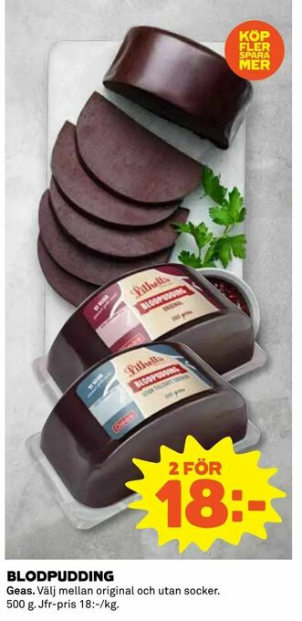 Coop Daglivs Blodpudding erbjuda