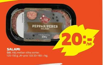 Coop Daglivs Salami erbjuda