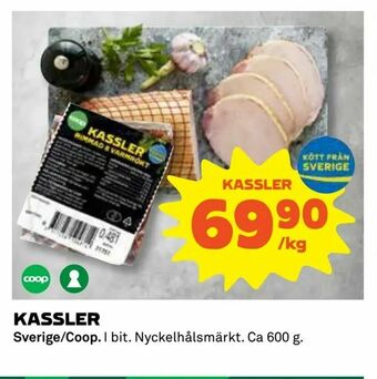 Coop Daglivs Kassler erbjuda
