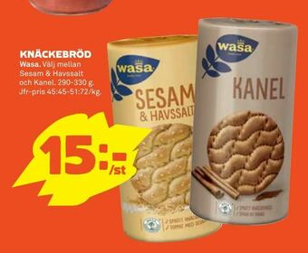 Coop Daglivs Knäckebröd erbjuda