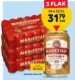 Border Shop Mariestads Export 5,3%, EUR 31.79 erbjuda