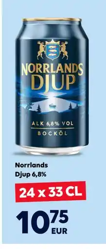 Border Shop Norrlands Djup 6,8%, EUR 10.75 erbjuda