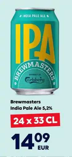 Border Shop Brewmasters India Pale Ale 5,2%, EUR 14.09 erbjuda