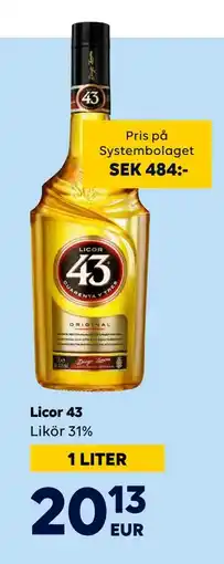 Border Shop Licor 43, EUR 20.13 erbjuda