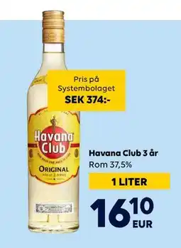 Border Shop Havana Club 3 år, EUR 16.1 erbjuda