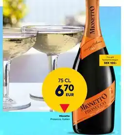 Border Shop Mionetto, EUR 6.7 erbjuda