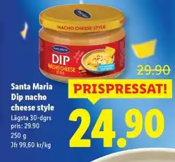 Lidl Santa Maria Dip nacho cheese style erbjuda