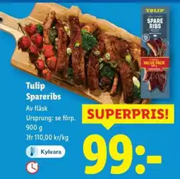 Lidl TULIP Spareribs erbjuda