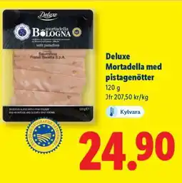 Lidl Deluxe Mortadella med pistagenötter erbjuda