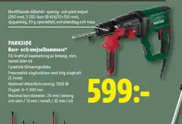 Lidl PARKSIDE Borr- och mejselhammare erbjuda
