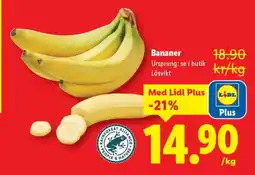 Lidl Bananer erbjuda