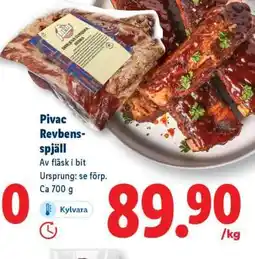 Lidl Pivac Revbensspjäll erbjuda