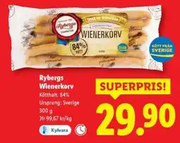Lidl Rybergs Wienerkorv erbjuda