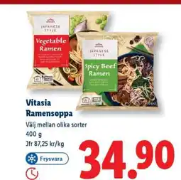 Lidl Vitasia Ramensoppa erbjuda