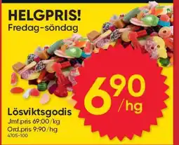 DollarStore Lösviktsgodis erbjuda